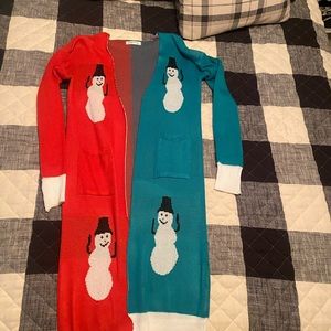 “ ugly sweater” duster style sweater